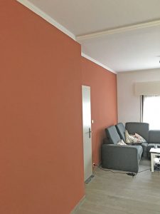 schilderen woonkamer